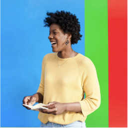 Portrait of Racine Davis, product designer